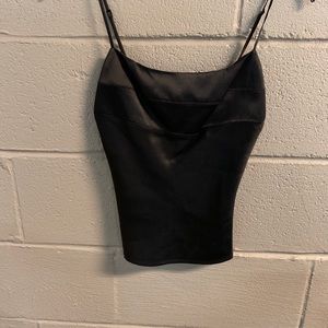 BCBG Maxazria Black Crop Top